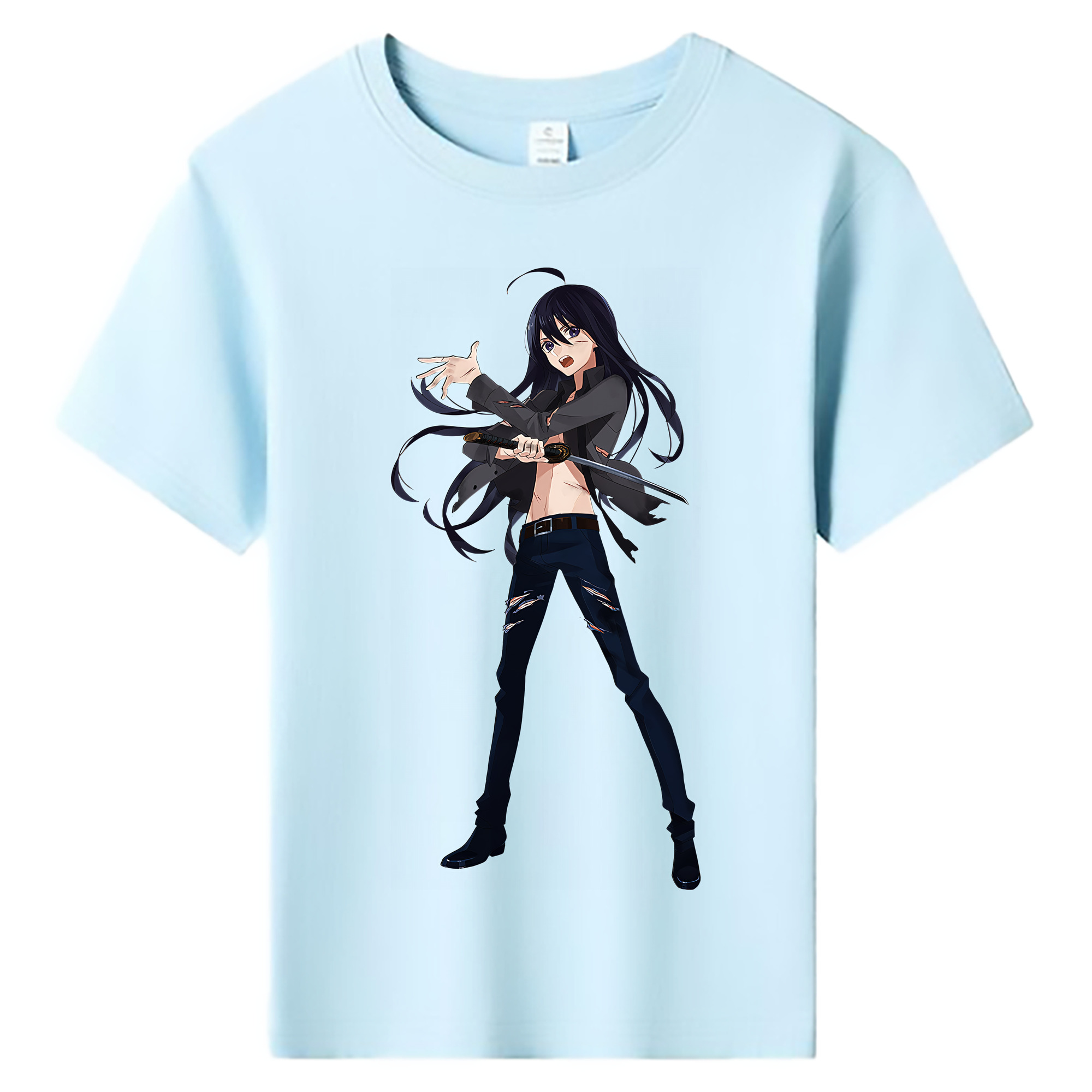 （画像用） 刀剣乱舞 Touken Ranbu 綿100％キッズTシャツ（フロントプリント）